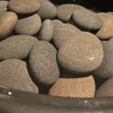 Piedras calientes para masaje